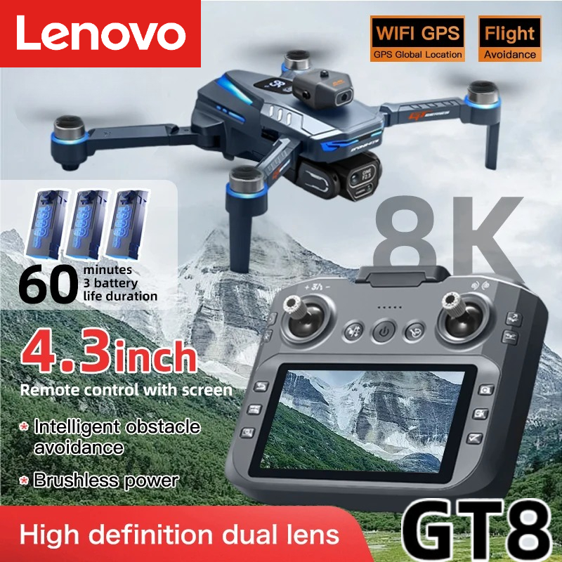 Drone Multispectral - Drone Lenovo GT8 8K Profesional Kamera