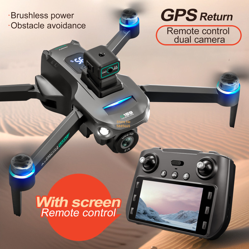 Drone Lidar - Drone Quadcopter kendali jarak jauh, Drone