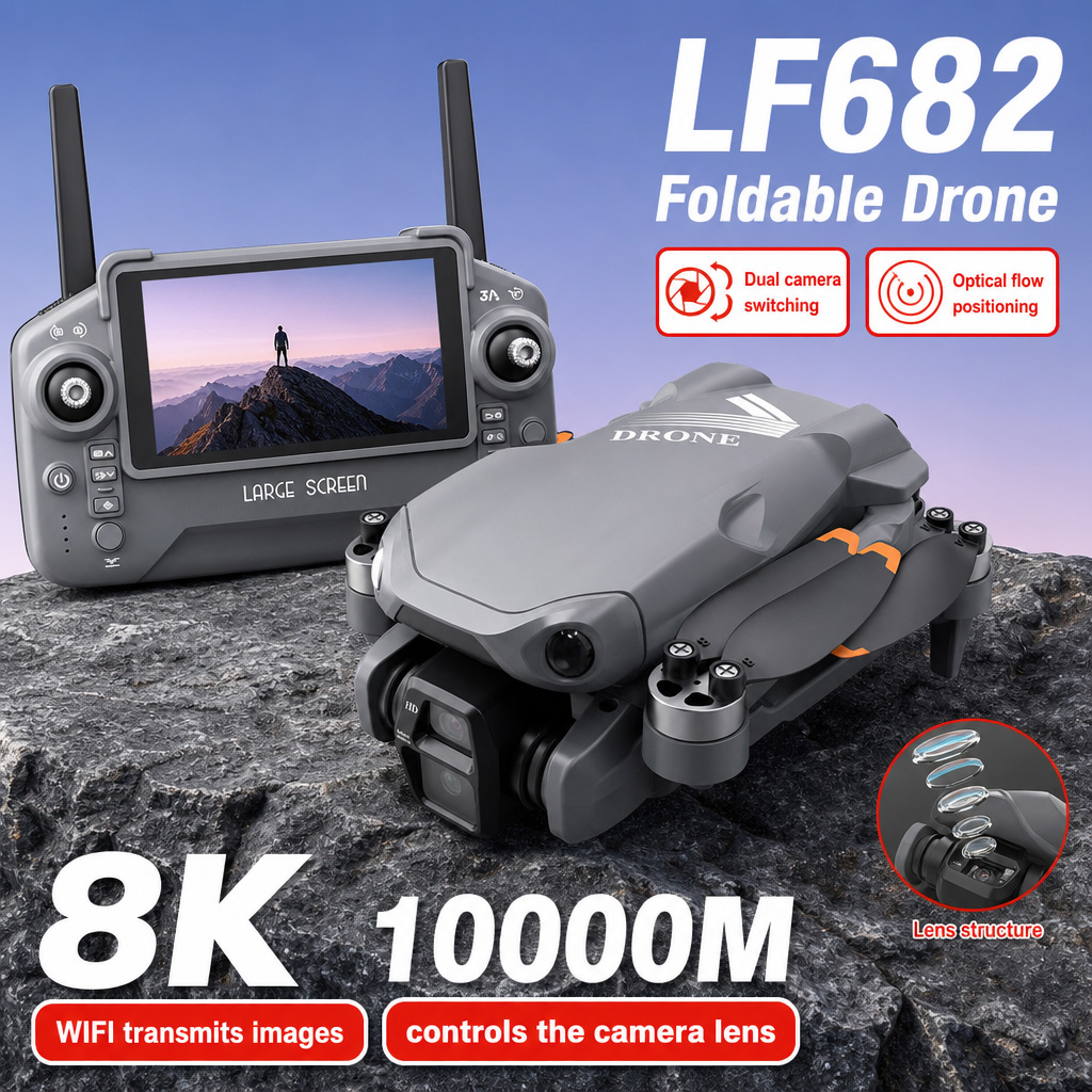 Drone Cinematic - Foto Udara Drone LF682 8K HD