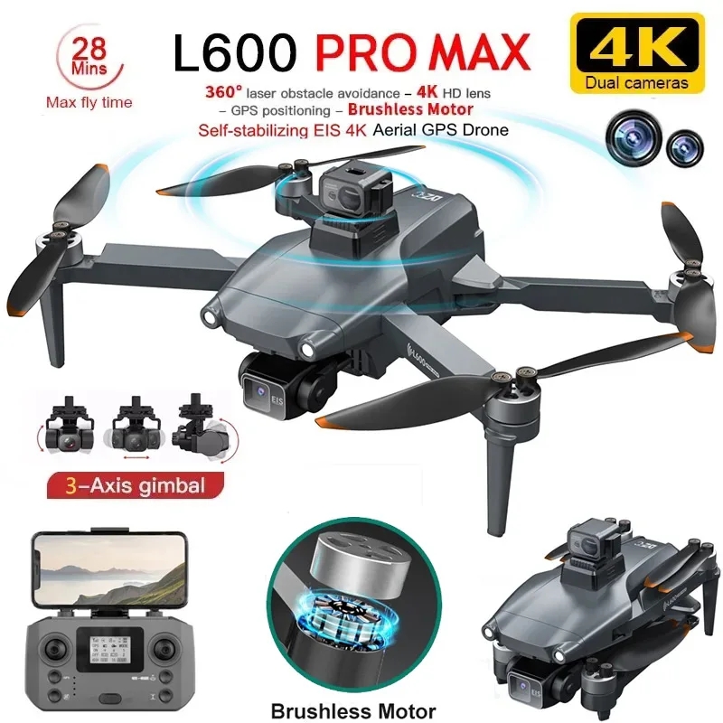 Drone Surveying - L600 PRO MAX Drone GPS profesional,