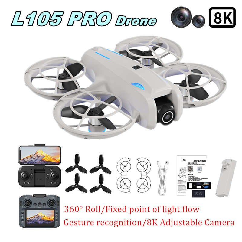 Drone Aerial Photography - Drone L105 PRO Duel Lensa 8k