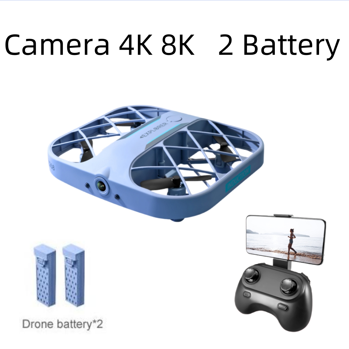 Drone Cinematic - JJRC H107 FPV RC Drone dengan