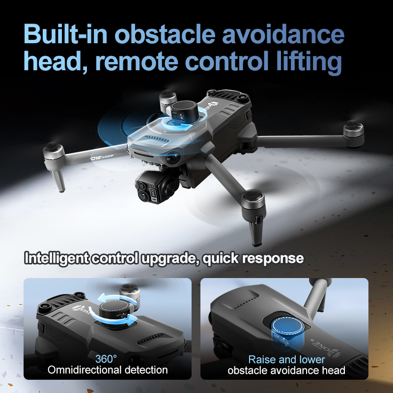 Drone RC Quadcopter 8K 3 Axis  - Drone Lidar ulasan dan harga