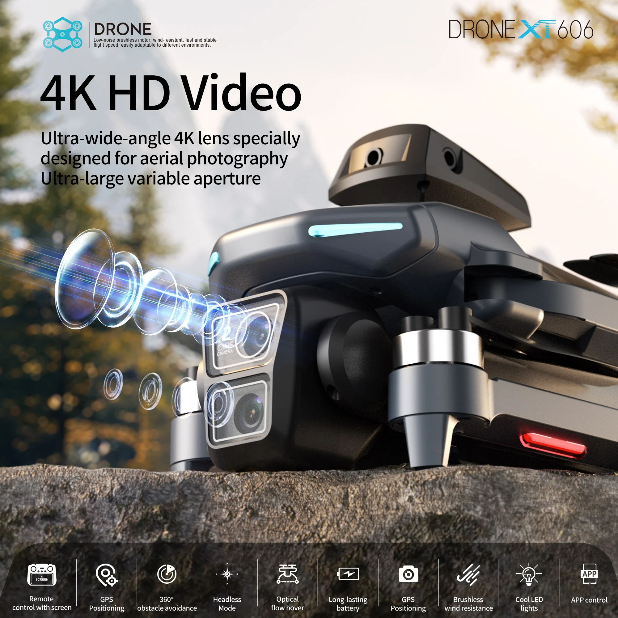 Drone Profesional Lenovo XT606 - Drone Photogrammetry ulasan dan harga
