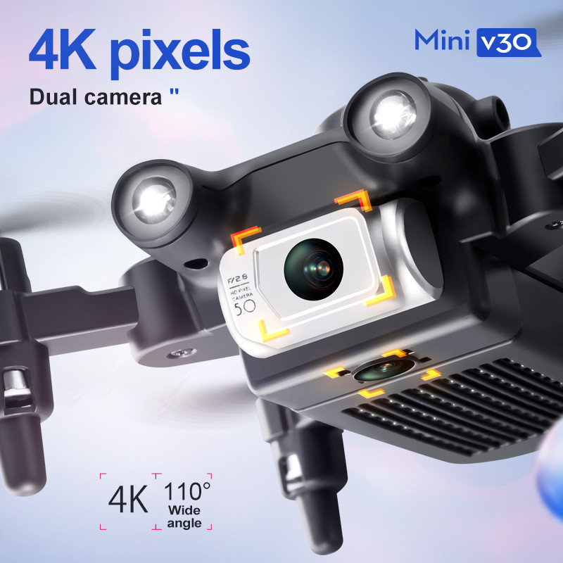 Drone FPV Mini V30 WiFi, Quadc - Drone Cinematic ulasan dan harga