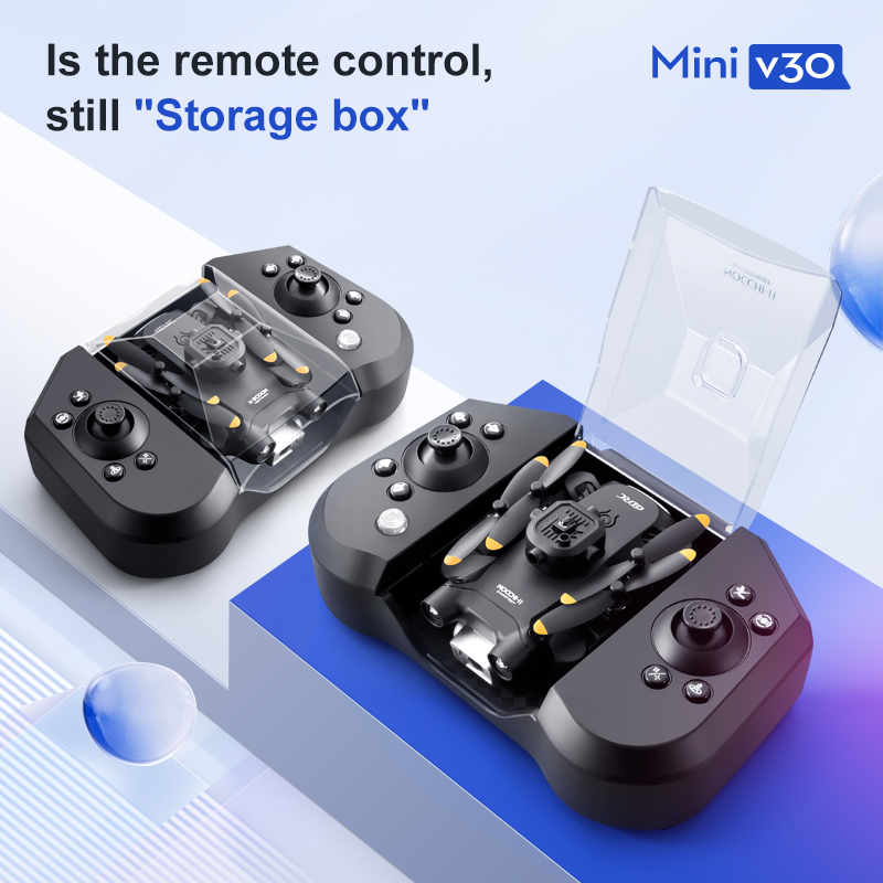 Drone FPV Mini V30 WiFi, Quadc - Drone Cinematic ulasan dan harga