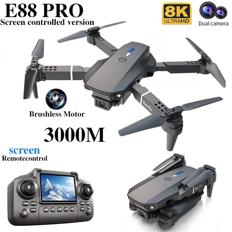 Drone E88 PRO Profesional deng - Drone Photogrammetry ulasan dan harga