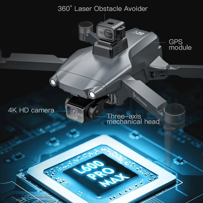 L600 PRO MAX Drone GPS profesi - Drone Surveying ulasan dan harga