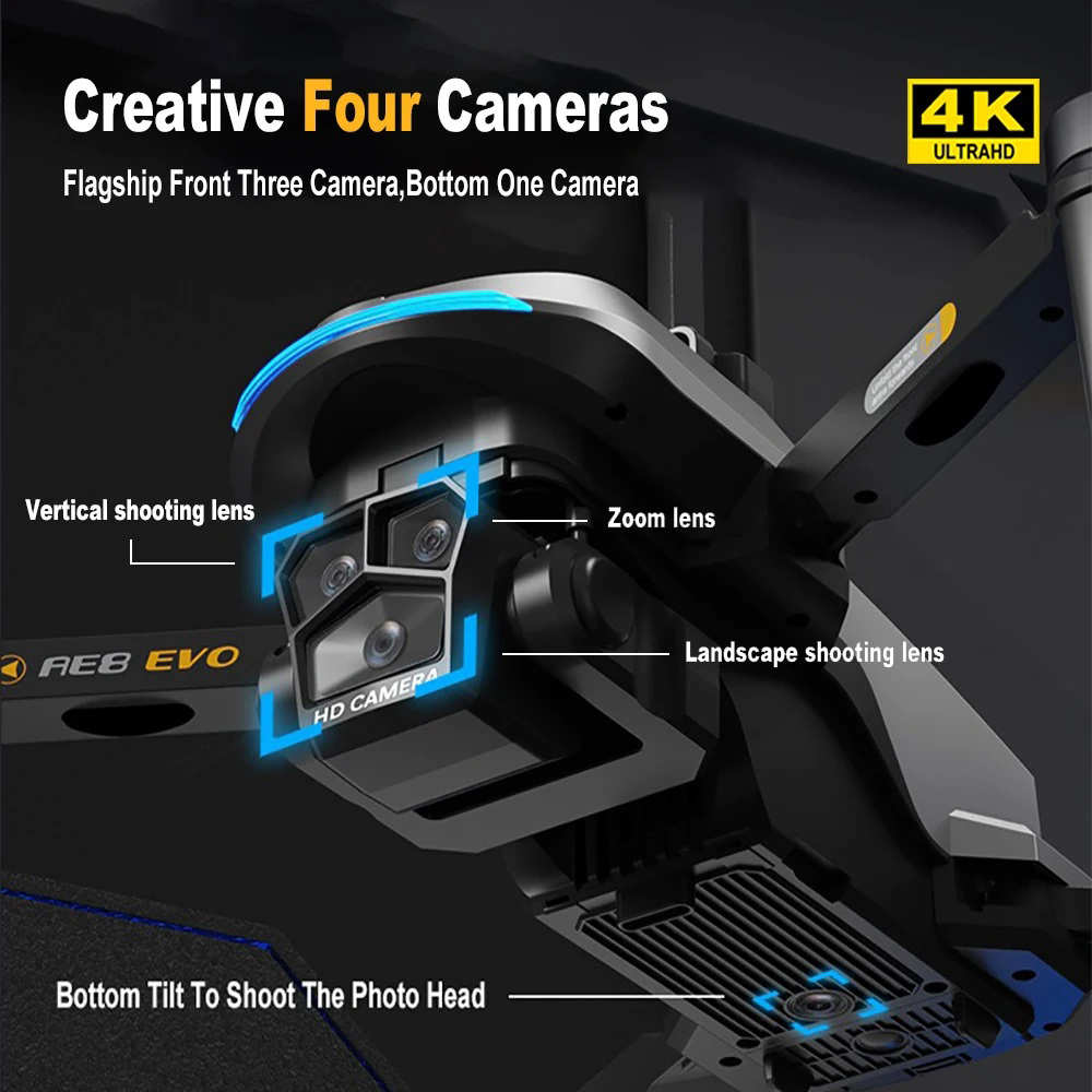 Drone AE8 EVO 4K Profesional 5 - Drone Photogrammetry ulasan dan harga